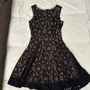 Semi formal short black dress, homecoming or winter formal attire